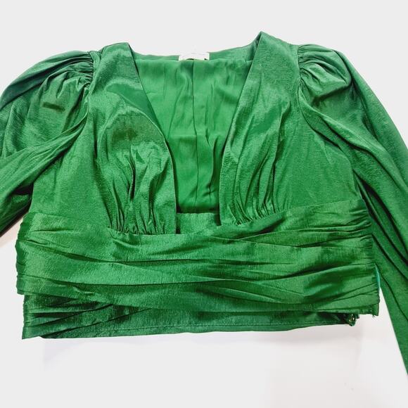 Lovers and Friends Michie Top in Emerald Green XS - Picture 5 of 11